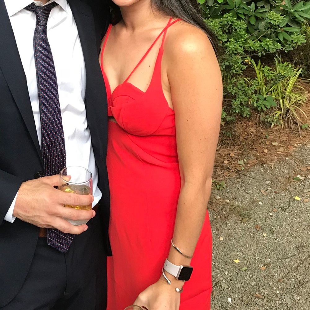 ASOS Strap Cupped Midi Pencil Dress - Picture 5 of 5